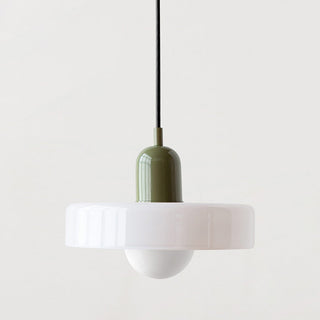 Modern Glass Pendant Light - Small LED Hanging Lamp for Kitchen Island