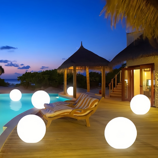 Rechargeable Solar Garden Lamp – Portable Color Changing LED Sphere Light IP65