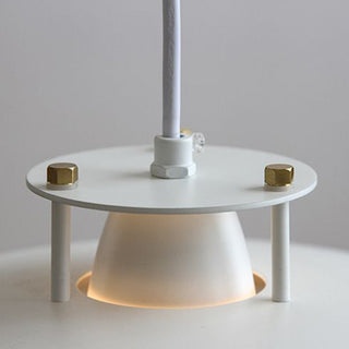 Minimalist Pendant Light - Small Iron Fixture for Dining Room & Kitchen