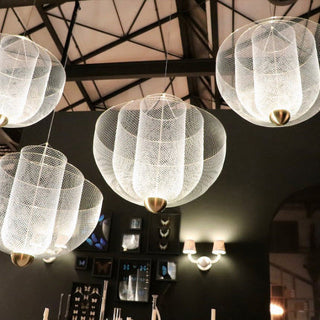 Metal Grid Pendant Light – Modern Pendant Lighting with Open Grid Design