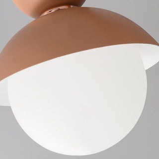 Suspension métallique – Suspension double têtes colorée avec culot d'ampoule G9