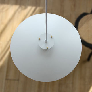 Minimalist Pendant Light - Small Iron Fixture for Dining Room & Kitchen