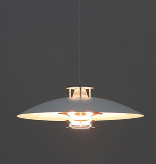Minimalist Pendant Light - Small Iron Fixture for Dining Room & Kitchen