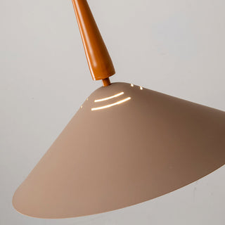 Modern oversized cone shade pendant — designer dining ceiling light