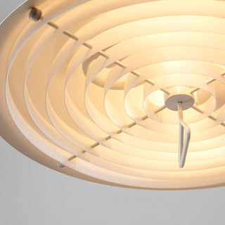 Cone chandelier top view — adjustable height dining pendant lamp