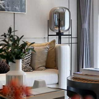 Designer glass postmodern lamp — LED metal warm