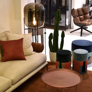 Glass designer postmodern lamp wide view — LED warm