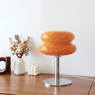 Elegant handcrafted lamp close-up — timeless detail