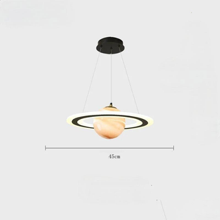 Space Pendant Lamp – Color Changing LED Kids Room Lighting With Planet Design
