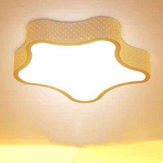 Acrylic star ceiling lamp – contemporary LED bedroom fixture