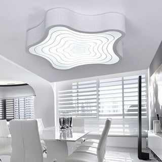 Star Shape Ceiling Lamp - Contemporary Acrylic LED Bedroom Lighting Fixture
