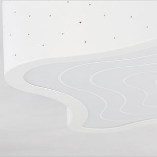 Star Shape Ceiling Lamp - Contemporary Acrylic LED Bedroom Lighting Fixture