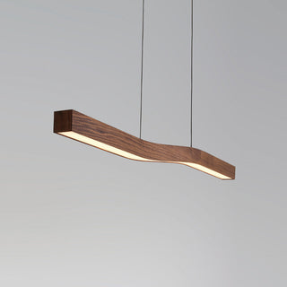 Modern LED linear pendant light for kitchen island and living room