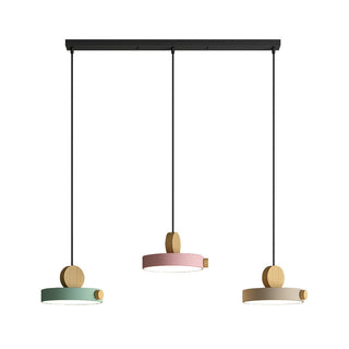 Macaroon color pendant lamp — mini adjustable LED ceiling fixture