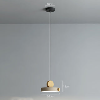 Mini Pendant Lamp - Macaroon Color Lamp With Adjustable Hanging Length & LED