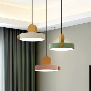 Mini Pendant Lamp - Macaroon Color Lamp With Adjustable Hanging Length & LED