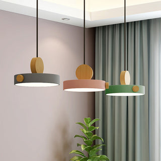 Mini Pendant Lamp - Macaroon Color Lamp With Adjustable Hanging Length & LED