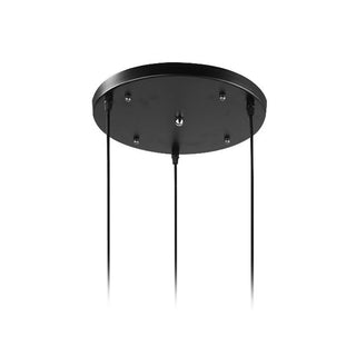 Suspension scandinave - Luminaire suspendu moderne en métal et verre à tête unique pour îlot de cuisine