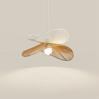Suspension en rotin – Luminaire naturel avec longueur de suspension réglable