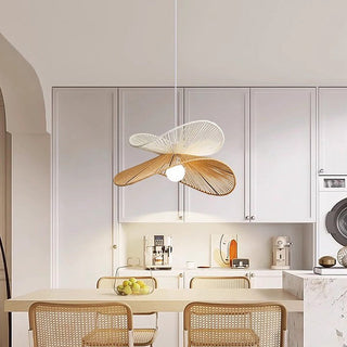 Suspension en rotin – Luminaire naturel avec longueur de suspension réglable