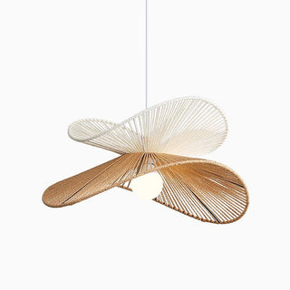 Rattan Pendant Light – Natural Pendant Lamp with Adjustable Hanging Length