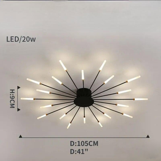 LED Ceiling Light – Modern Constellation Ceiling Lamp | Integrated LED Design