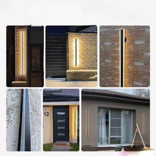 Outdoor LED Wall Lamp – Adjustable Stainless Steel IP65 Weatherproof Lighting