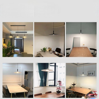 LED Pendant Light – Modern UFO Pendant Lamp with Colorful Oval Fixture