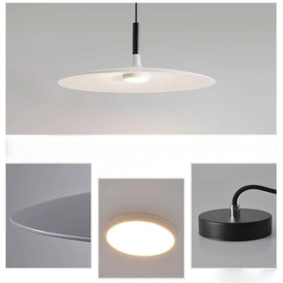 LED Pendant Light – Modern UFO Pendant Lamp with Colorful Oval Fixture