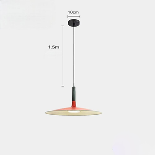 LED Pendant Light – Modern UFO Pendant Lamp with Colorful Oval Fixture