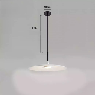 LED Pendant Light – Modern UFO Pendant Lamp with Colorful Oval Fixture