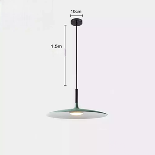 LED Pendant Light – Modern UFO Pendant Lamp with Colorful Oval Fixture