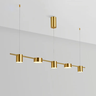 Pendant Light – Modern Metal Pendant Lamp with Gold Black Circular Lampshade