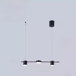 Pendant Light – Modern Metal Pendant Lamp with Gold Black Circular Lampshade