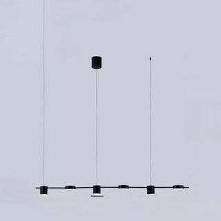 Pendant Light – Modern Metal Pendant Lamp with Gold Black Circular Lampshade