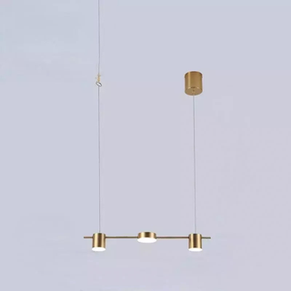 Pendant Light – Modern Metal Pendant Lamp with Gold Black Circular Lampshade