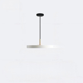 Disc-Shaped Pendant Lamp – Adjustable Hanging Lamp with Acrylic Lampshade Light