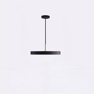 Disc-Shaped Pendant Lamp – Adjustable Hanging Lamp with Acrylic Lampshade Light