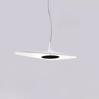 Asymmetrical Resin Pendant Lamp – Organic Resin Lamp with Integrated LED, Adjustable Height