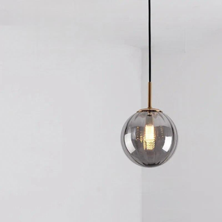 Glass Ball Pendant Light – Modern Nordic Lighting Design With Warm Ambient Lighting