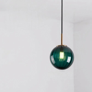 Glass Ball Pendant Light – Modern Nordic Lighting Design With Warm Ambient Lighting