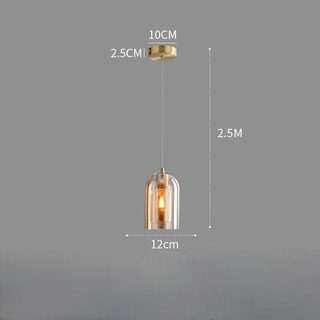 Durable Ceiling Light – Oval Glass Shade with Metal Halide Lamp Included