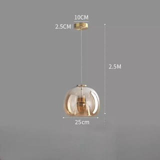 Durable Ceiling Light – Oval Glass Shade with Metal Halide Lamp Included