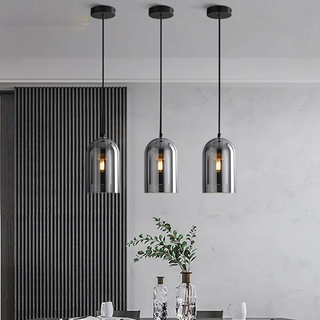 Durable Ceiling Light – Oval Glass Shade with Metal Halide Lamp Included