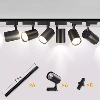 LED Lighting Track – Adjustable LED Spotlights for Living Room & Office Ambiance