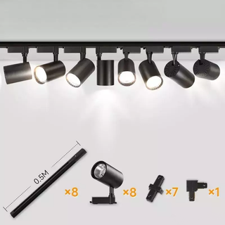 LED Lighting Track – Adjustable LED Spotlights for Living Room & Office Ambiance