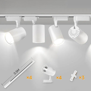 LED Lighting Track – Adjustable LED Spotlights for Living Room & Office Ambiance