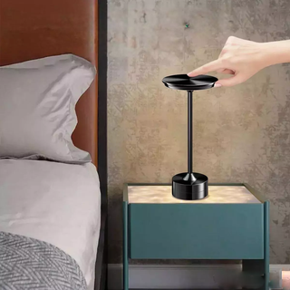 Wireless Table Lamp – Adjustable Touch Sensor | USB Rechargeable Modern Light