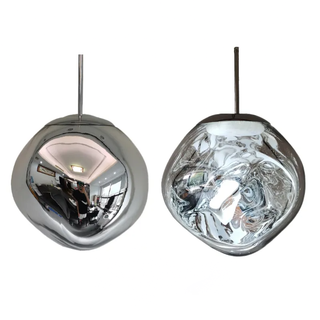 Transparent Acrylic Pendant Light – Modern Ceiling Lamp with Adjustable Hanging Cable