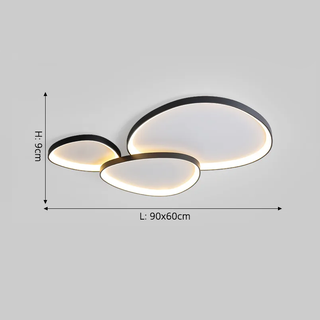 Modern LED Ceiling Light – Artistic Sculptural Design | Adjustable Ambient Lighting